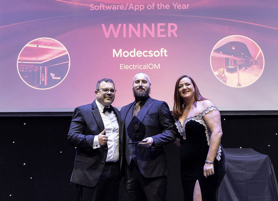 ElectricalOM Software of the Year at ECN Awards 2025