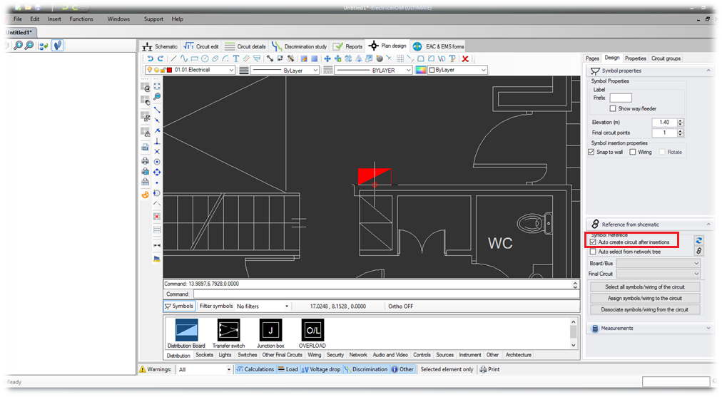 Plan design auto circuit design