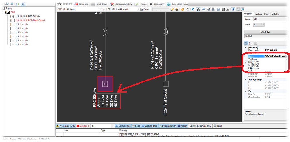 extra notes on schematic descriptions