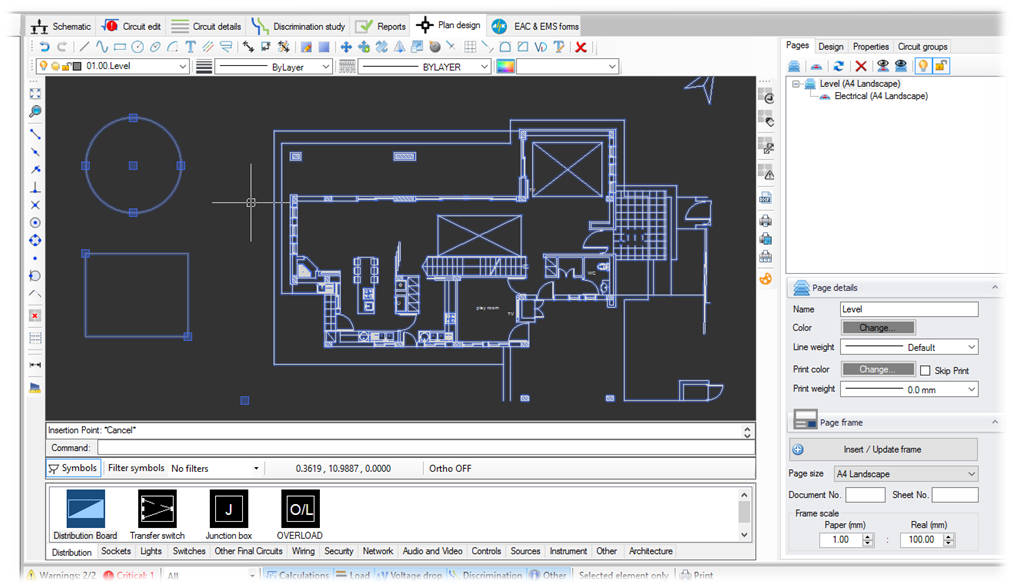 Plan design UI