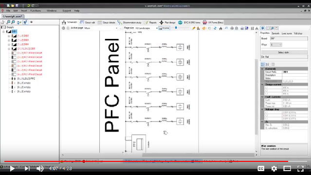 Power factor correction sizing and panel creation