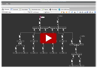 Electrical design with multiple sources and switches configurations